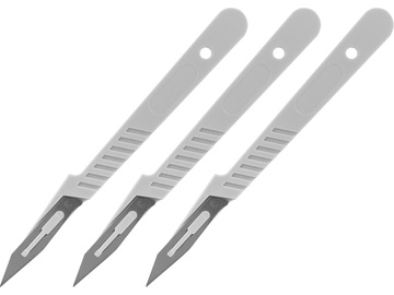 Modelcraft skalpel z rękojeścią (3szt) Modelcraft skalpel z rękojeścią (3szt) / SH-PKN1007/3