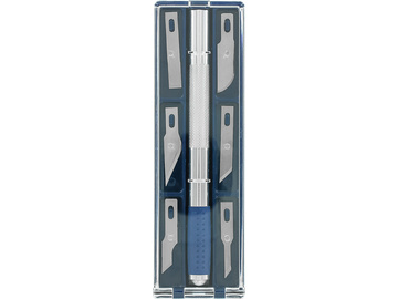 Modelcraft profesjonalny modelarski nóż mały, 6 ostrzy / SH-PKN4301/S