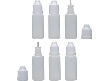 Modelcraft pojemnik 15 ml z kroplomierzem (6szt) / SH-POL1015/6