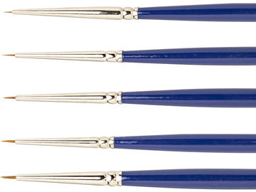 Modelcraft pędzel kolinsky red sable (wielkości 10/0, 20/0, 30/0, 40/0 i 50/0) / SH-PPB2202/S