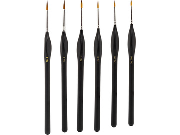 Modelcraft pędzel ze sztucznym włosiem (wielkości 000, 00, 0, 1, 2, 4) / SH-PPB2300/S1