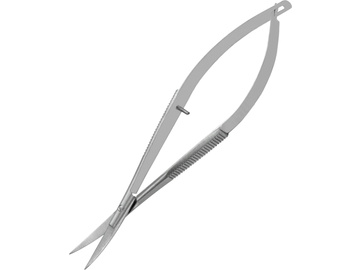 Modelcraft mini precyzyjne nożyczki ze sprężyną zagięte / SH-PSC1001/C