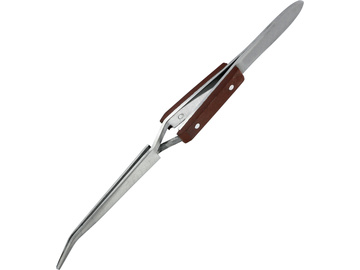 Modelcraft pęseta odwrotna igłowa zagięta / SH-PTW1128