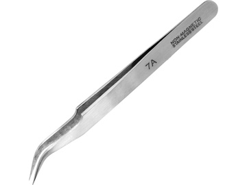 Modelcraft nierdzewna pęseta zagięta / SH-PTW2185/7