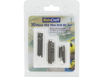 Rotactaft zestaw mini wierteł HSS (30szt) / SH-RC9003