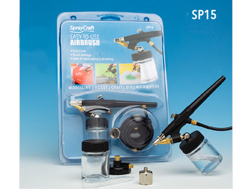 Spraycraft Airbrush aerograf SP15 (zestaw) Spraycraft Airbrush aerograf SP15 (zestaw) / SH-SP15K