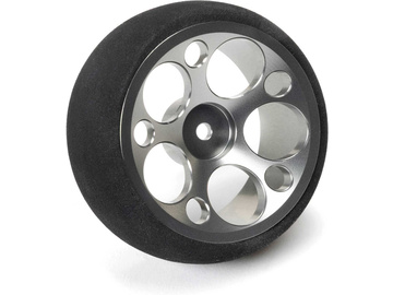 Spektrum kierownica nadajnika aluminiowa, okrągła, szara Gun Metal / SPM-1071