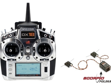 DX18 V2 z odbiornikiem AR9020 Mode 1-4 / SPM181001EU