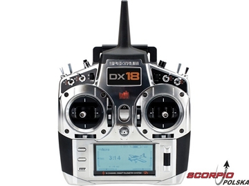 DX18 V2 z odbiornikiem AR9020 Mode 2 (1-4) / SPM18100EU