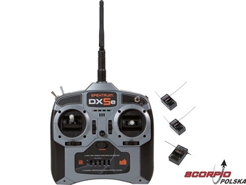 DX5e DSM X Spektrum Air AR600, 2x AR400 Mode 1 / SPM55101EUA