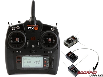DX6 DSM X Spektrum, AR636, AR610, AR400 Mode 1-4 / SPM6700EUA