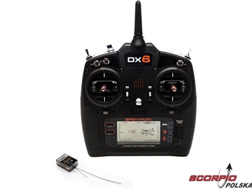 DX6 DSM X Spektrum, AR6600T Mode 2 (1-4) / SPM6755EU