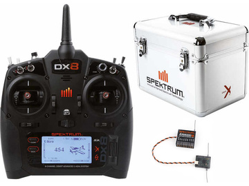 Spektrum DX8 G2 DSMX AR8000 Mode 1-4 + walizka / SPM8000ADL