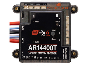 Spektrum odbiornik AR14400T 14CH PowerSafe z telemetrią / SPMAR14400T