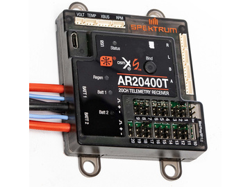 Spektrum odbiornik AR20400T 20CH PowerSafe z telemetrią / SPMAR20400T