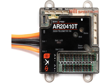 Spektrum odbiornik AR20410T 20CH PowerSafe z telemetrią Spektrum odbiornik AR20410T 20CH PowerSafe z telemetrią / SPMAR20410T