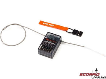 Spektrum DSMX - odbiornik 6CH Micro AR600C / SPMAR600C