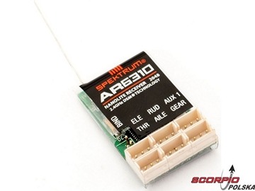 Spektrum DSMX - odbiornik 6k AR6310 Nanolite / SPMAR6310