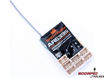 Spektrum DSM X - odb 6CH AR6335 AS3X Nanolite Spektrum DSM X - odb 6CH AR6335 AS3X Nanolite / SPMAR6335