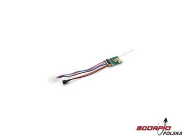 Spektrum DSM2 - odbiornik 6k Ultra Micro AR6400NBL z BL-ESC bez serw Spektrum DSM2 - odbiornik 6k Ultra Micro AR6400NBL z BL-ESC bez serw / SPMAR6400NBL