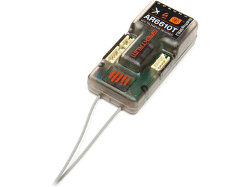 Spektrum odbiornik AR6610T DSM2/DSMX 6CH z telemetrią / SPMAR6610T