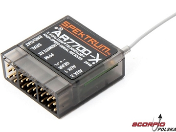Spektrum DSM X - odbiornik 7CH AR7700 Serial HiSpe / SPMAR7700