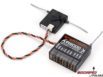 Spektrum DSMX - odbiornik 8CH AR8000 / SPMAR8000