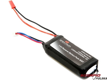 Spektrum - akumulator odb. LiPol 7.4V 1300mAh / SPMB1300LPRX