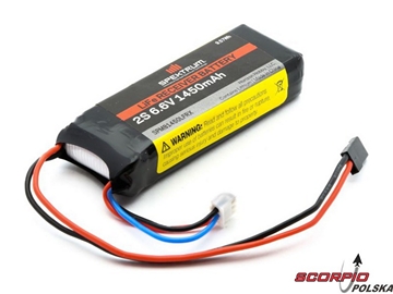 Spektrum - akum. odb. LiFe 6.6V 1450mAh Spektrum - akum. odb. LiFe 6.6V 1450mAh / SPMB1450LFRX
