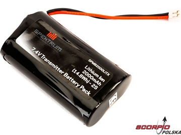 Spektrum - akum nadajnika LiIon 2000mAh DX9 Spektrum - akum nadajnika LiIon 2000mAh DX9 / SPMB2000LITX