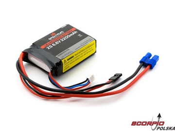 Spektrum - akum. odb. LiFe 6.6V 2200mAh Spektrum - akum. odb. LiFe 6.6V 2200mAh / SPMB2200LFRX