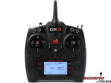 DX8 DSMX Spektrum sam nadajnik Mode (1-4) / SPMR8000EU