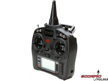 Spektrum DX9 DSMX Black Edition sam nadajnik Spektrum DX9 DSMX Black Edition sam nadajnik / SPMR9910EU
