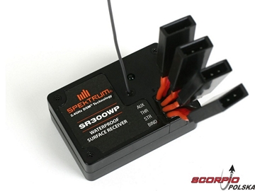 Spektrum DSM - odbiornik 3CH SR300 Sport wodoodp Spektrum DSM - odbiornik 3CH SR300 Sport wodoodp / SPMSR300WP
