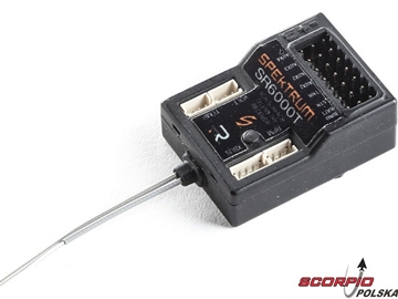 Spektrum DSMR - odbiornik 6CH SR6000T z telemetrią / SPMSR6000T