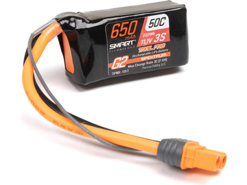 Spektrum Smart G2 Trail Pro LiPol 11.1V 650mAh 50C IC2 Spektrum Smart G2 Trail Pro LiPol 11.1V 650mAh 50C IC2 / SPMX-1051