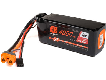 Spektrum Smart G2 LiPo 7.4V 4000mAh Rx 15C IC3 Spektrum Smart G2 LiPo 7.4V 4000mAh Rx 15C IC3 / SPMX-1057
