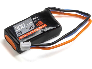 Spektrum LiPol 7.4V 300mAh 30C JST-PH Spektrum LiPol 7.4V 300mAh 30C JST-PH / SPMX3002S30