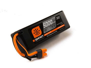 Spektrum Smart LiPol Car 5000mah 3S 11.1V 30C HC IC3 Spektrum Smart LiPol Car 5000mah 3S 11.1V 30C HC IC3 / SPMX50003S30H3