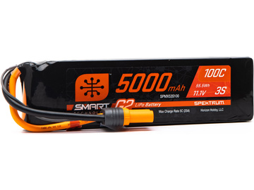 Spektrum Smart G2 LiPol 11.1V 5000mAh 100C IC5 / SPMX53S100