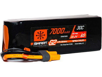 Spektrum Smart G2 LiPol 22.2V 7000mAh 30C IC5 Spektrum Smart G2 LiPol 22.2V 7000mAh 30C IC5 / SPMX76S30