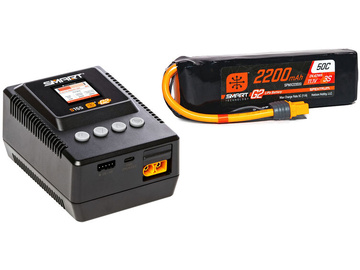 Spektrum Smart Powerstage G2 Air 3S 2200mAh IC3, ładowarka S155 / SPMXPSA400I
