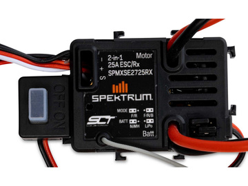 Spektrum odbiornik SLT, regulator szczotkowy 25A, IC2 / SPMXSE2725RX