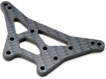 TLR wieża amortyzatorów przednia, węgiel: 22S Sprint / TLR-1064