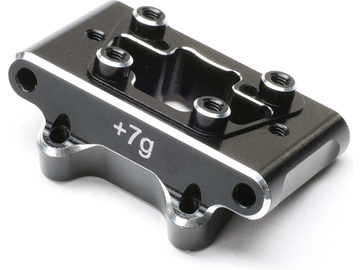 TLR blok zawieszenia przedni, aluminium, czarny: 22S Sprint / TLR-1066