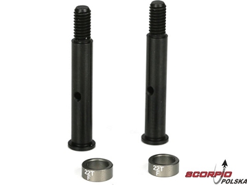 Front Axles (2): 22T / TLR1104