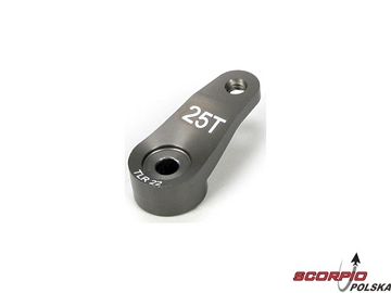 Servo Horn. 25T. Aluminum: 22 / TLR1557
