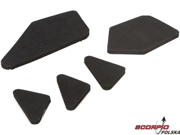 TLR SCTE 2.0: Podkładki dystansowe akumulatora TLR SCTE 2.0: Podkładki dystansowe akumulatora / TLR231007