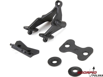 TLR 22 3.0: Mocowanie skrzydła, zderzak TLR 22 3.0: Mocowanie skrzydła, zderzak / TLR231035