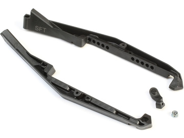 TLR 22 5.0: Ochronne elementy podwozia miękkie, uchwyt wentylatora TLR 22 5.0: Ochronne elementy podwozia miękkie, uchwyt wentylatora / TLR231073